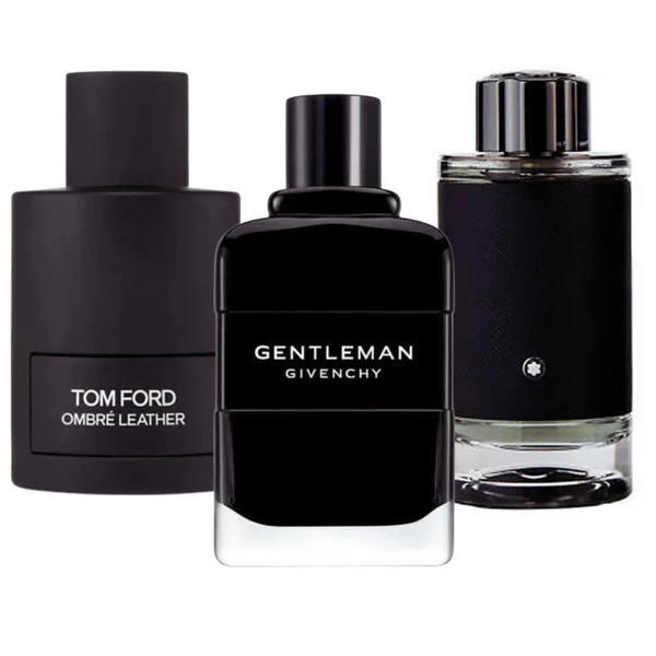 3 Parfums - Tom Ford Ombre Leather, Givenchy Gentleman and Montblanc Explorer - (Eau de Parfum)