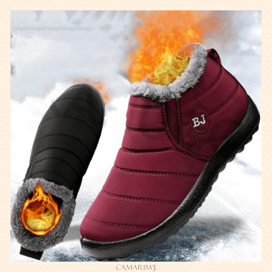 Tênis Botinha de Inverno para Idosa
