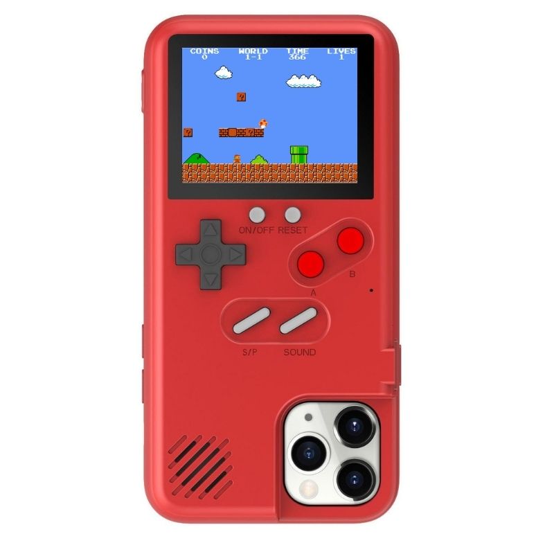 Capa de iPhone GameCase Retrô ORIGINAL com MAIS DE 30 JOGOS nostálgicos + CABO USB DE BRINDE (ÚLTIMO DIA EM PROMOÇÃO)
