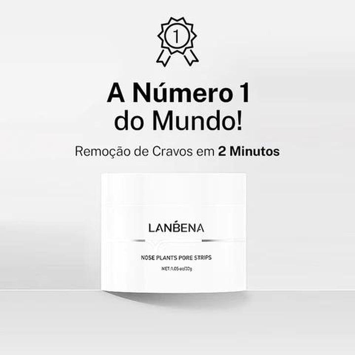 Removedor de Cravos Lanbena + 60 Adesivos Aplicadores (Brinde) Pague 1 leve 2