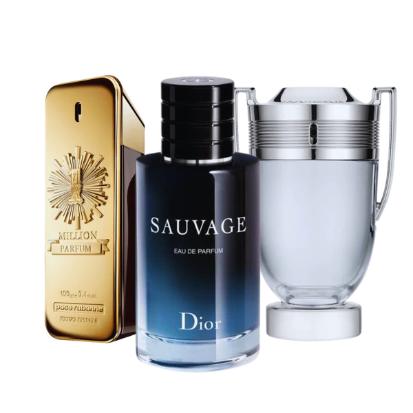 3 Parfums - One Million, Sauvage and Invictus - (Eau de Parfum)