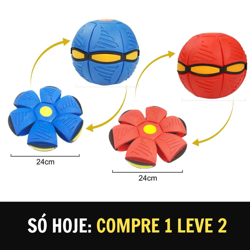Flyball® Bola Voadora para Cães - Compre 1 leve 2