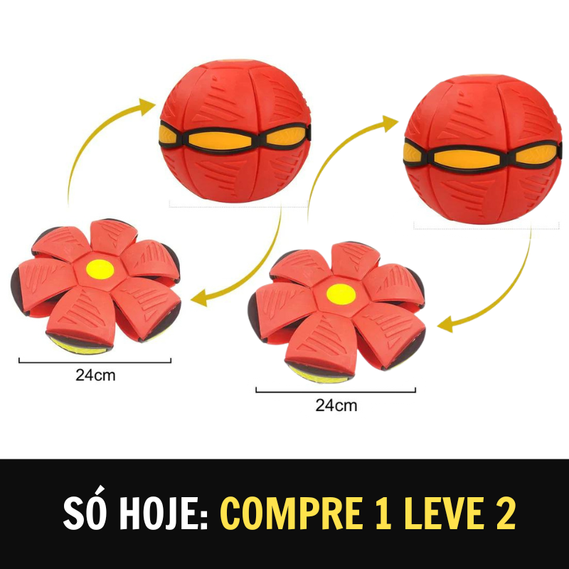 Flyball® Bola Voadora para Cães - Compre 1 leve 2