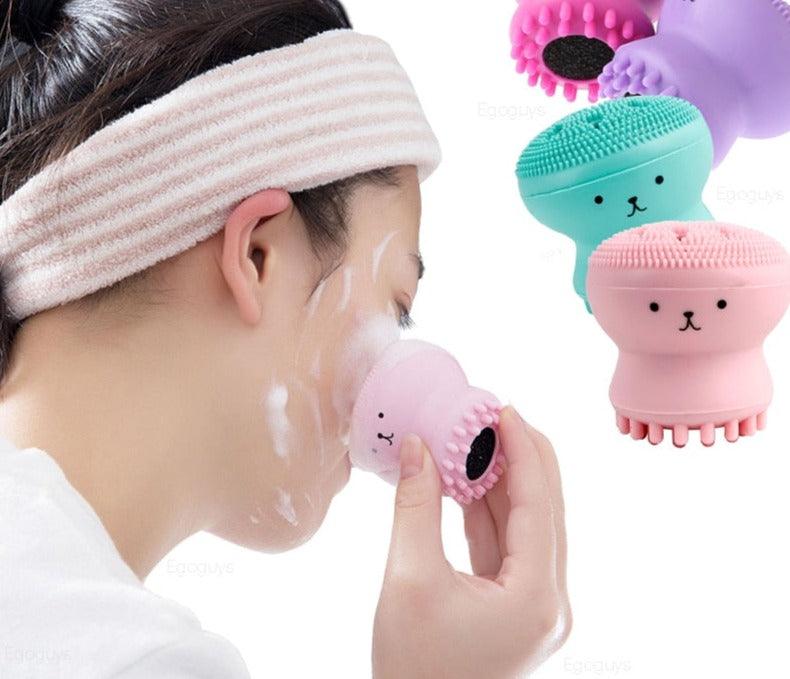 Esponja de Silicone Esfoliante Facial