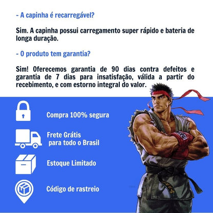 Capa de iPhone GameCase Retrô ORIGINAL com MAIS DE 30 JOGOS nostálgicos + CABO USB DE BRINDE (ÚLTIMO DIA EM PROMOÇÃO)