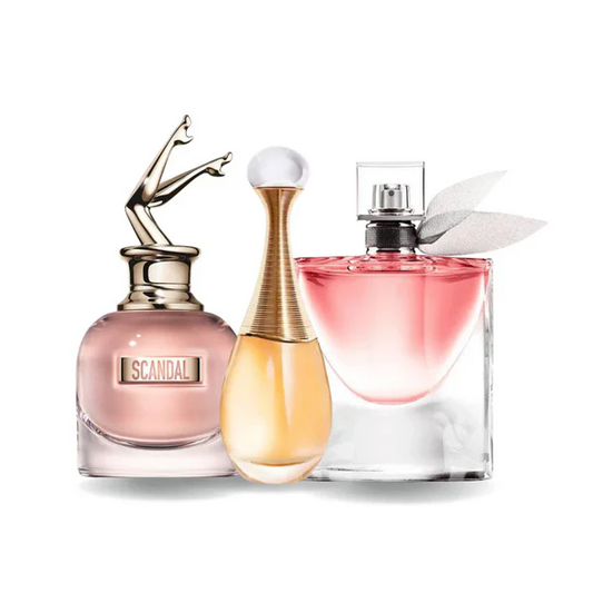 3 Parfums - Scandal, J'adore and La vie est Belle - (Eau de Parfum)