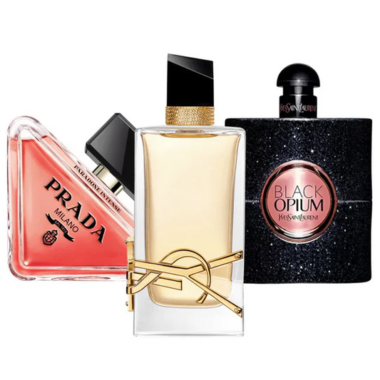 3 Parfums - Paradoxe, Black Opium and Libre - (Eau de Parfum)