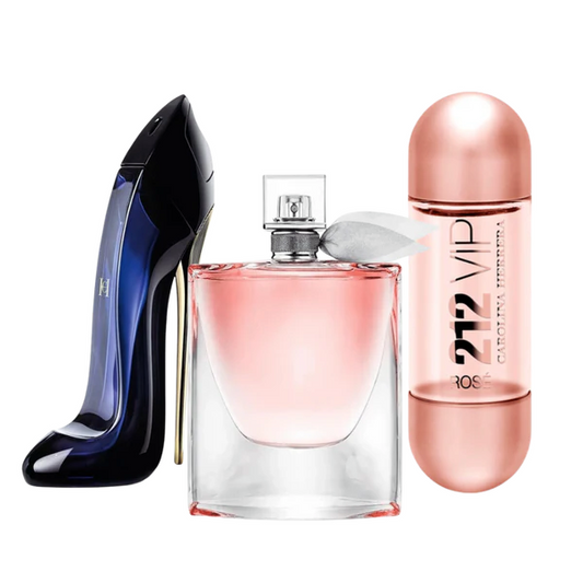 3 Parfums - Good Girl, La vie est Belle and 212 Vip Rosé - (Eau de Parfum)