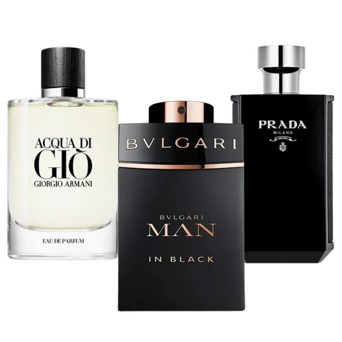 3 Parfums - Man In Black, Acqua Di Gio and L'Homme Intense - (Eau Parfum)