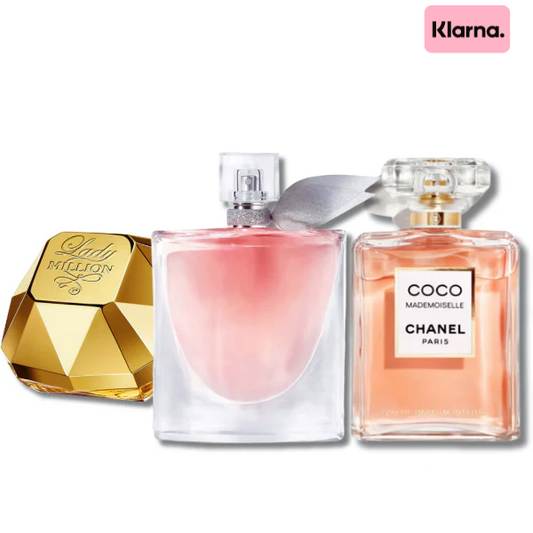 3 Parfums - Lady Million, La vie est Belle and Coco Mademoiselle - (Eau de Parfum)
