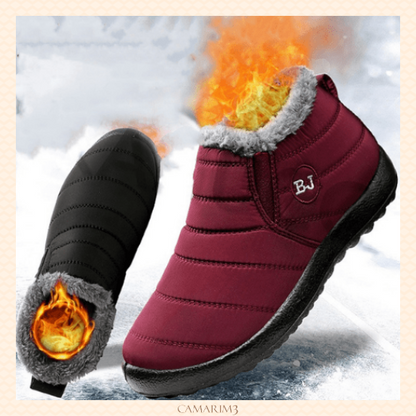 Tênis Botinha de Inverno para Idosa