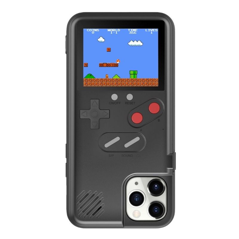 Capa de iPhone GameCase Retrô ORIGINAL com MAIS DE 30 JOGOS nostálgicos + CABO USB DE BRINDE (ÚLTIMO DIA EM PROMOÇÃO)