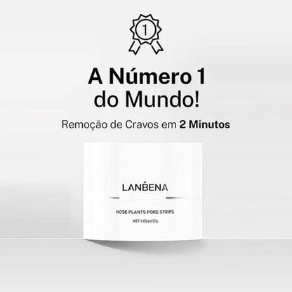 Removedor de Cravos Lanbena + 60 Adesivos Aplicadores (Brinde) Pague 1 leve 2