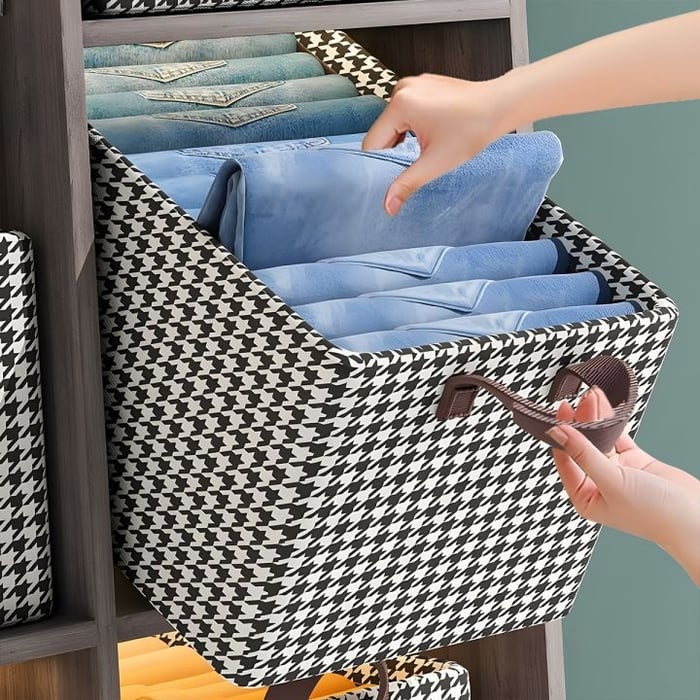 Organizador de jeans dobrável para armário