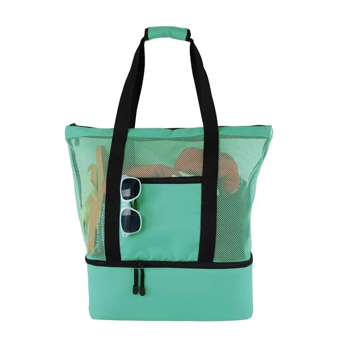 CoolerBag™ - Bolsa de praia com compartimento térmico embutido