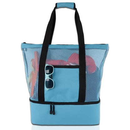 CoolerBag™ - Bolsa de praia com compartimento térmico embutido