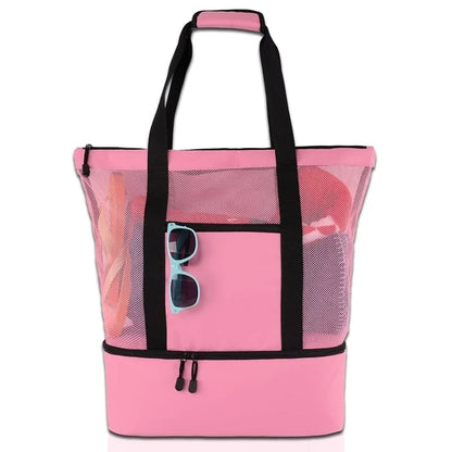 CoolerBag™ - Bolsa de praia com compartimento térmico embutido