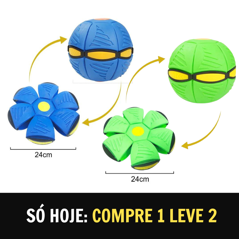 Flyball® Bola Voadora para Cães - Compre 1 leve 2