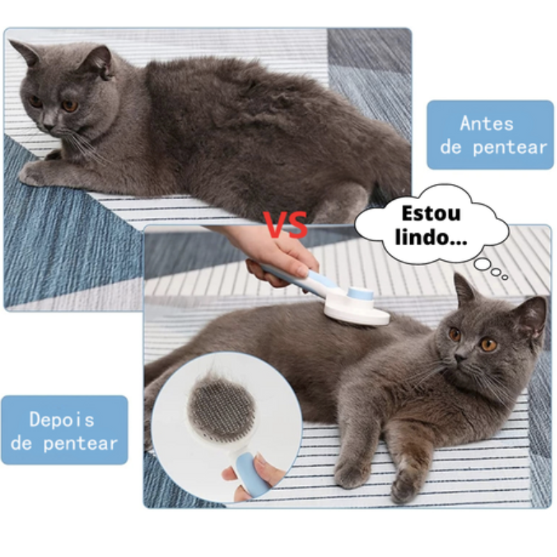 Escova Autolimpante PetLimpo™ - 2ª Geração (2023)