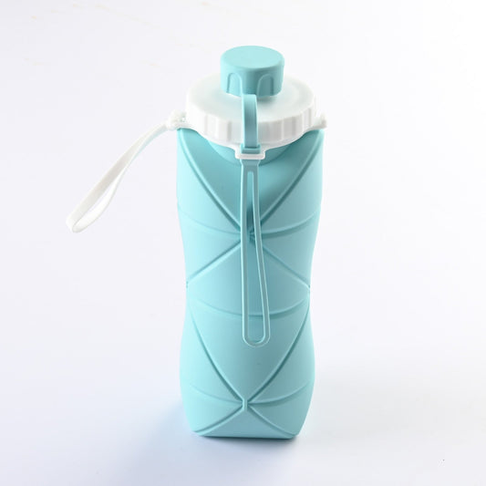 Garrafa Squeeze Dobrável de Silicone 600ml