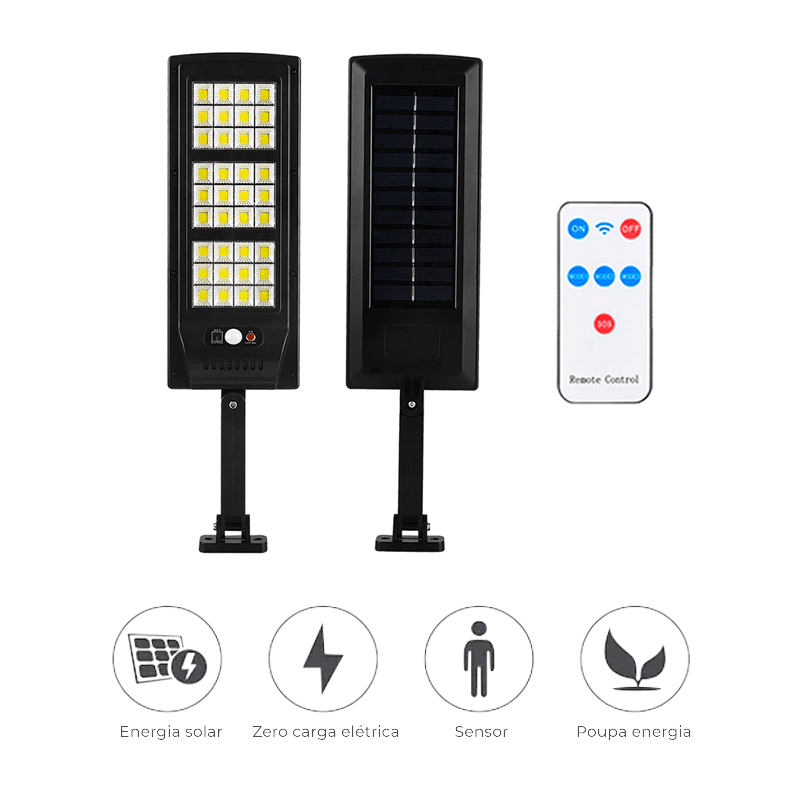 Lampada Led Solar Com Controle
